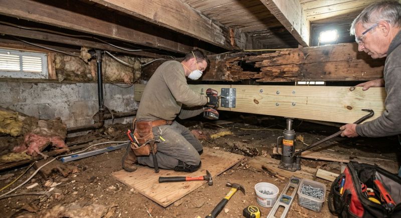 Floor Framing Replacement in Kansas City, KS