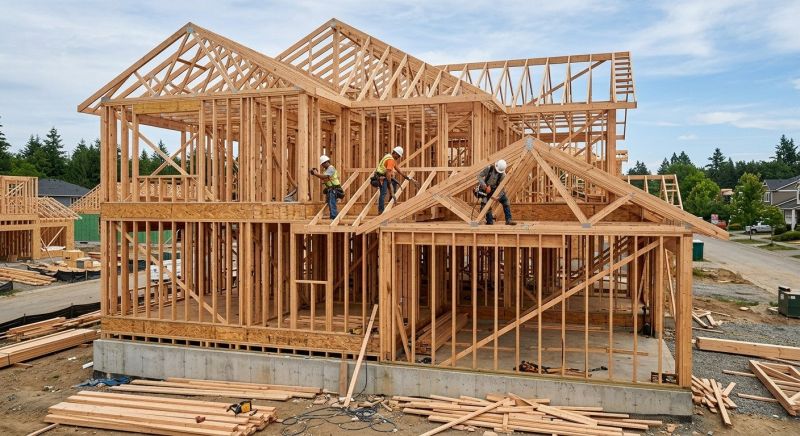 Structure Framing in Kansas City, KS