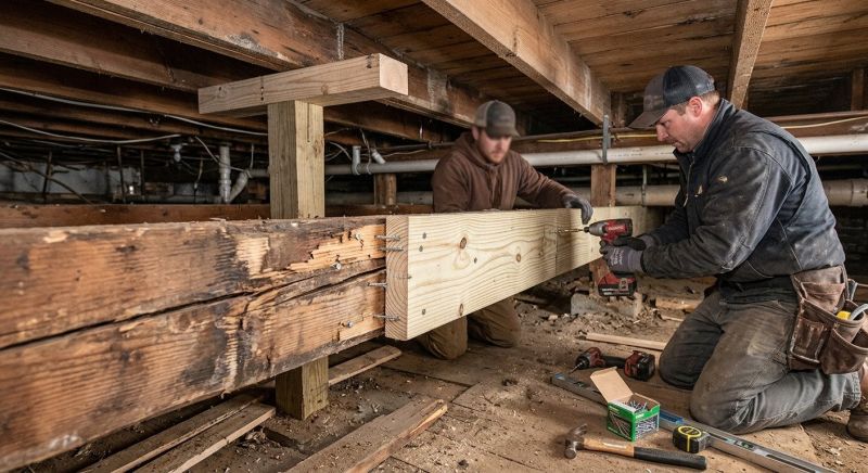 Support Column Repair in Wilmington, NC